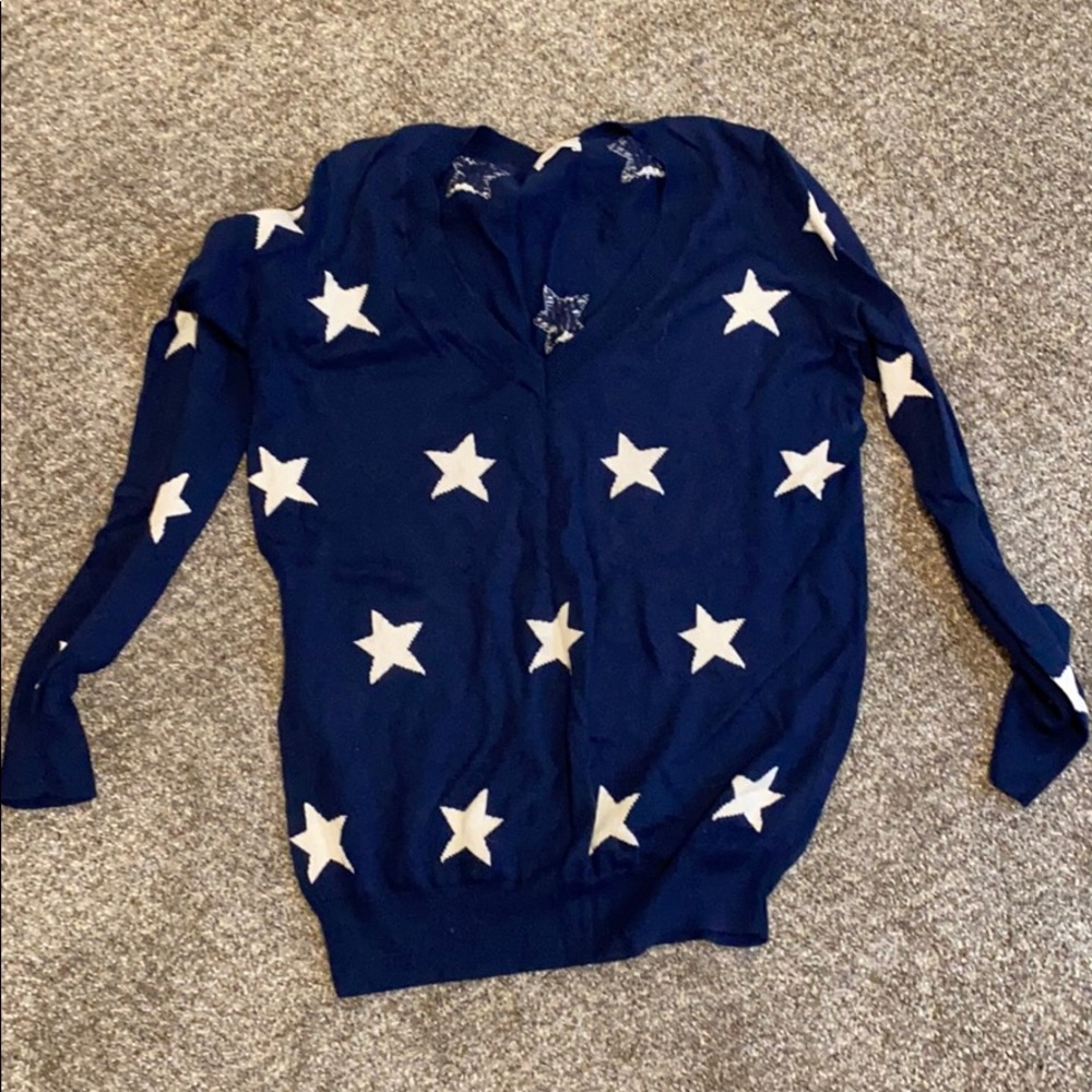 Blue Stars Sweater